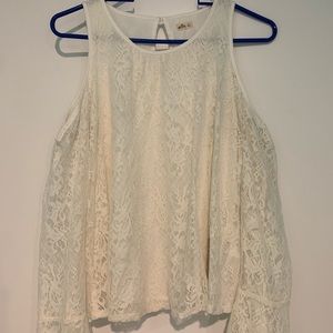 hollister off the shoulder top!
